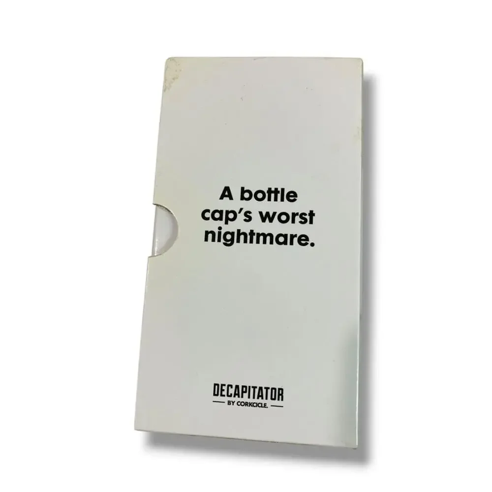 Corkcicle Decapitator Bottle Opener Matte Black in Box